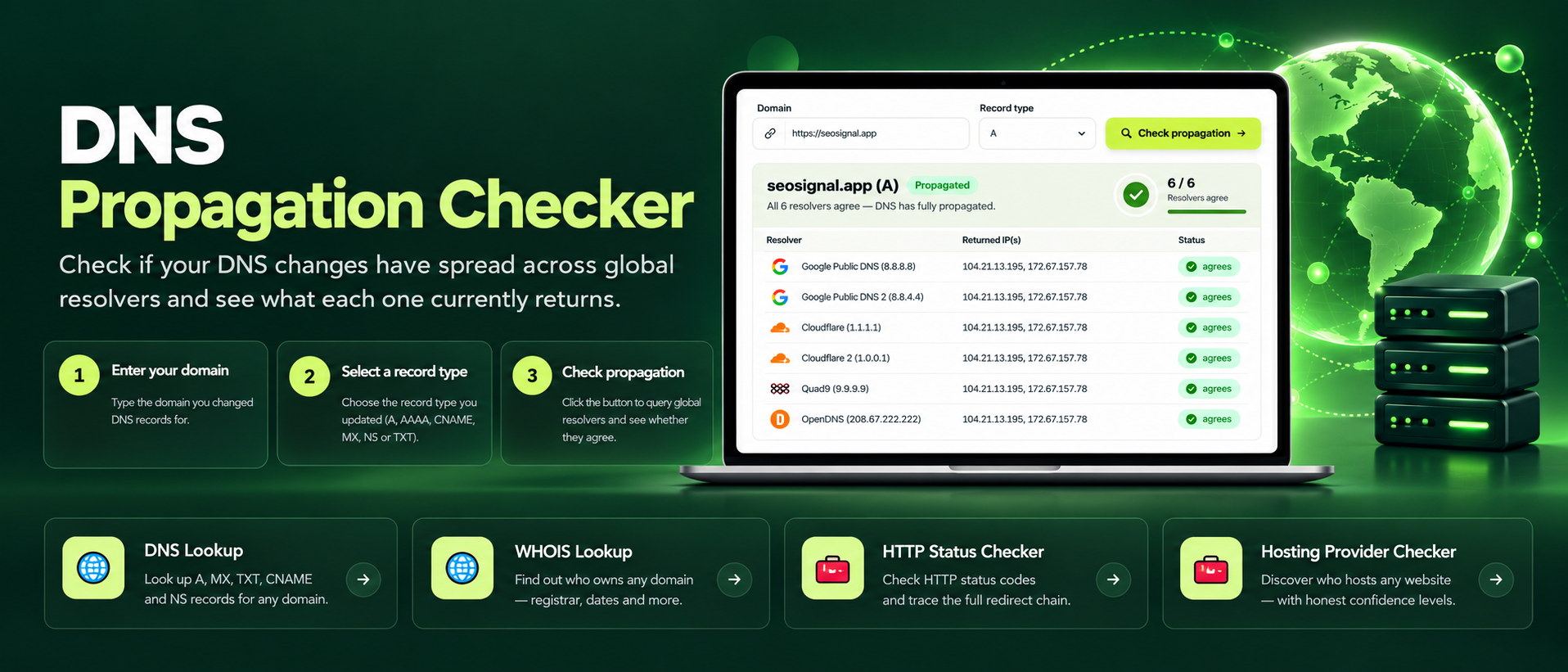DNS Propagation Checker: Free Global DNS Propagation Test