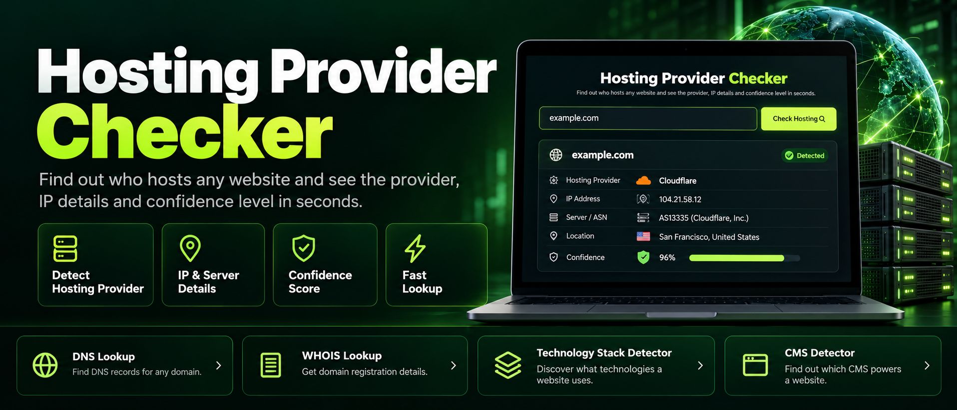 Hosting Provider Checker: Who Hosts Any Website