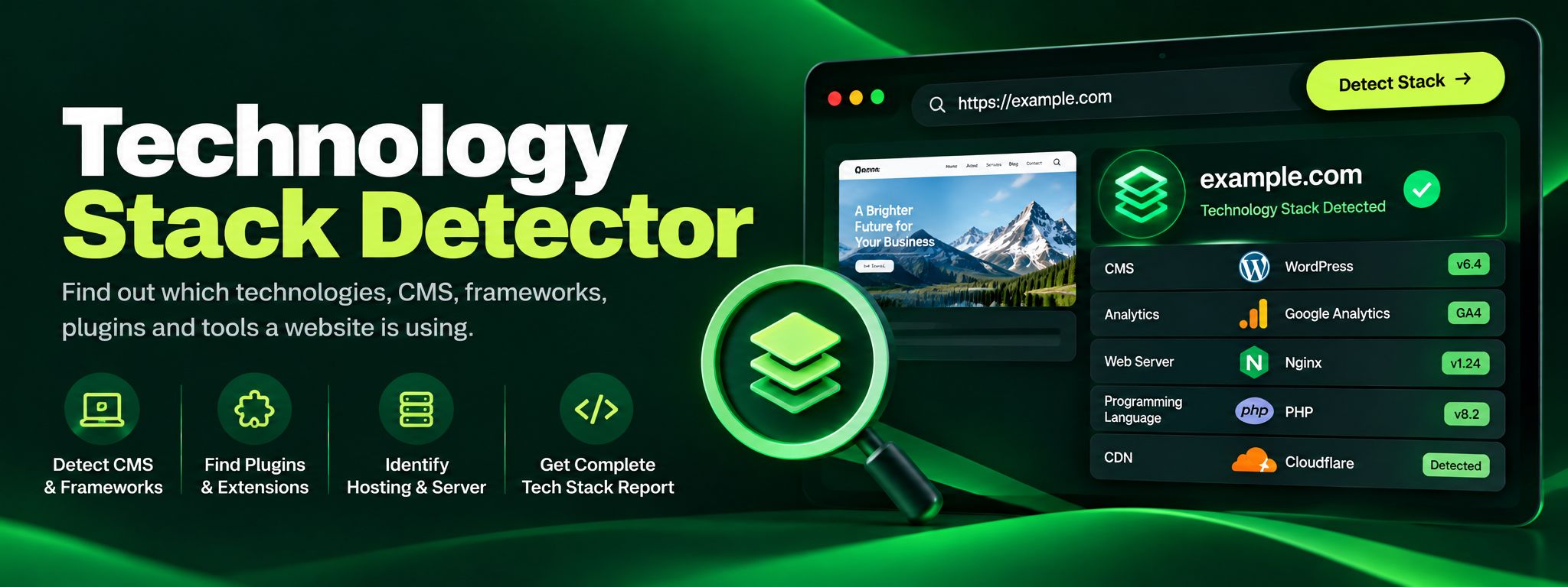 Technology Stack Detector: Reveal Any Website's Tech Stack