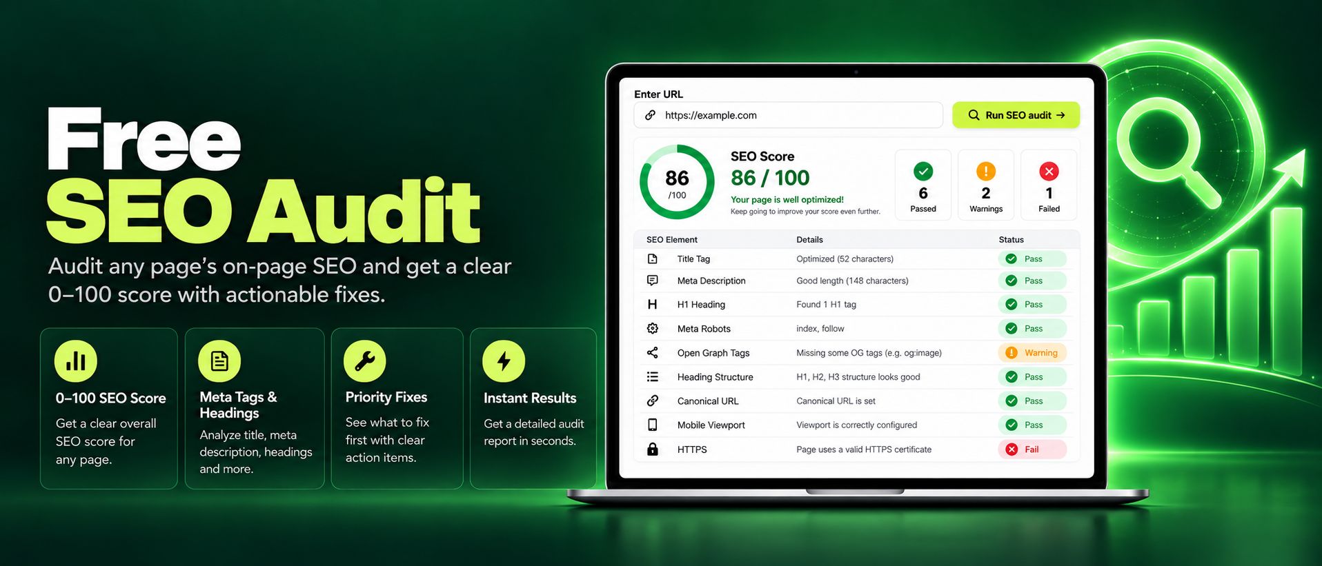 Free SEO Audit: Check Your Website's SEO Health in Seconds